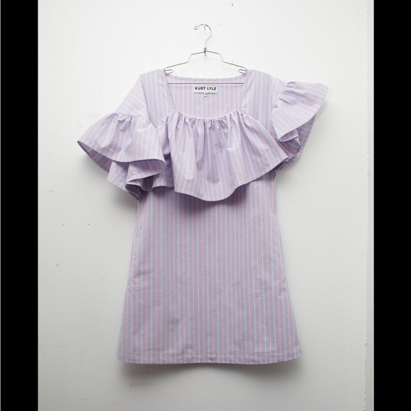 Kurt Lyle- NWT Edite Dress in Lilac. Size M - Picture 1 of 5